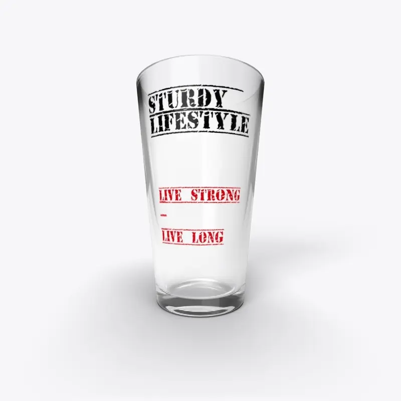 Sturdy Lifestyle Pint Glass